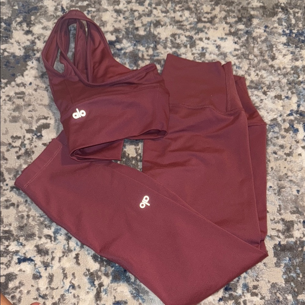 ALO Yoga Pink Activewear Set